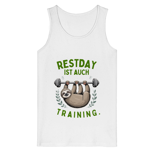 Restday ist auch Training - Organic Tank Top