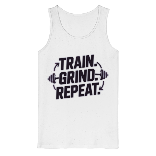 Train. Grind. Repeat. - Organic Tank Top