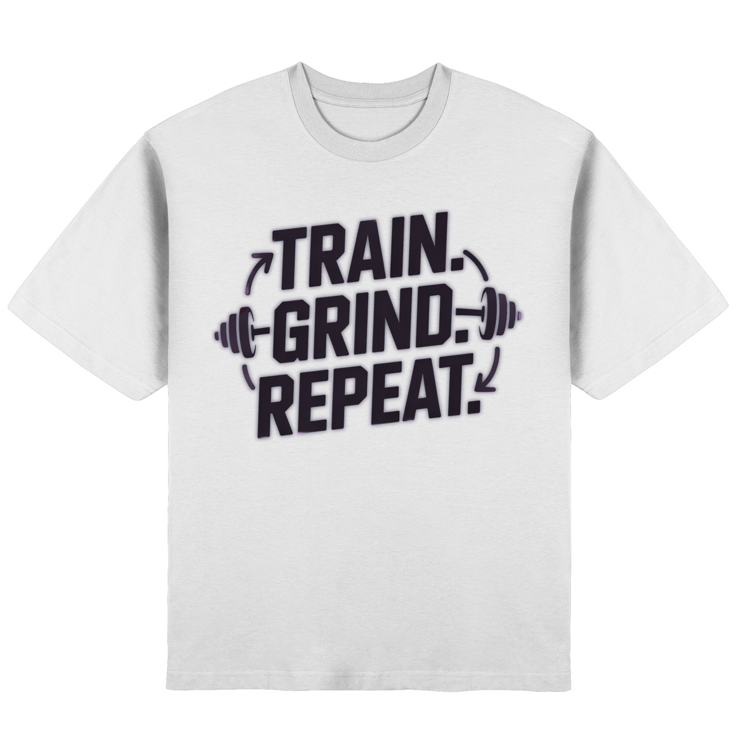 Train. Grind. Repeat. - Streetwear Oversized T-Shirt